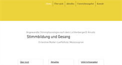 Desktop Screenshot of gesang-in-berlin.de