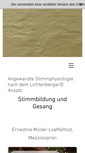Mobile Screenshot of gesang-in-berlin.de