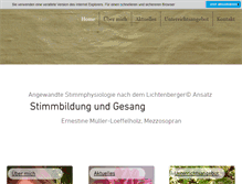 Tablet Screenshot of gesang-in-berlin.de